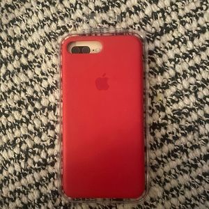 IPhone 8 Plus Products (RED) Silicone Case